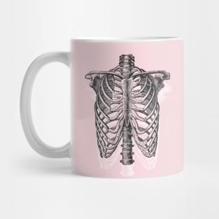 Anatomical Ribcage •  Pastel Goth Mug